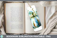 GorgeousAutumn Pastel Brush Strokes Bookmark design.