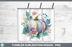 GorgeousAutumn Pastel Brush Strokes Tumbler design.