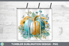 GorgeousAutumn Pastel Brush Strokes Tumbler design.