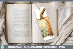 GorgeousAutumn Pastel Brush Strokes Bookmark design.