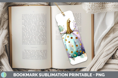 GorgeousAutumn Pastel Brush Strokes Bookmark design.