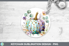 GorgeousAutumn Pastel Brush Strokes Keychain design.