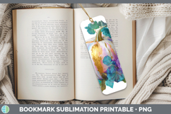 GorgeousAutumn Pastel Brush Strokes Bookmark design.