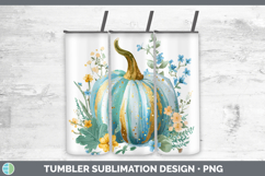GorgeousAutumn Pastel Brush Strokes Tumbler design.