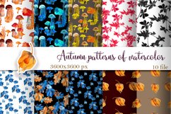 Fall Plaids Pattern Backgrounds, Autumn Plaid Digital Papers Product Image 1