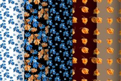 Fall Plaids Pattern Backgrounds, Autumn Plaid Digital Papers Product Image 2