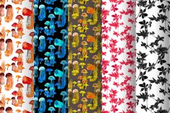 Fall Plaids Pattern Backgrounds, Autumn Plaid Digital Papers Product Image 3