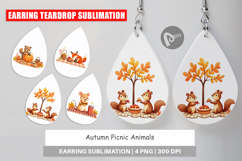 Earring Autumn Picnic Animals Product Image 1