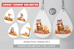 Earring Autumn Picnic Animals Product Image 1