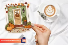 Autumn Porch Stickers, Seasonal Porch Decorations Product Image 1