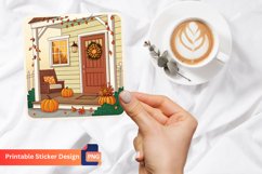 Autumn Porch Stickers, Thanksgiving Porch Stickers Product Image 1