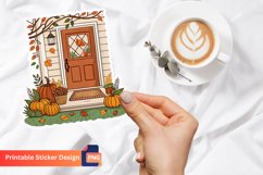 Autumn Porch Stickers, Seasonal Porch Decorations Product Image 1