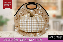 Autumn Pumpkin Lunch Bag - Fall Pumpkin, Lunch Bug PNG Product Image 1