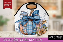 Autumn Pumpkin Lunch Bag - Fall Pumpkin, Lunch Bug PNG Product Image 1