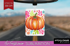 Autumn Pumpkin Air Freshener PNG - Fall Pumpkin, PNG Product Image 1