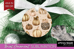 Autumn Pumpkin Ornament PNG - Fall Pumpkin, PNG Sublimation Product Image 1