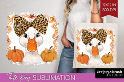 Autumn Pumpkin Tote Bag - Fall Pumpkin, Tote Bag PNG Product Image 1