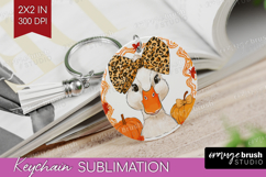 Autumn Pumpkin Keychain PNG - Fall Pumpkin, Keychain Product Image 1