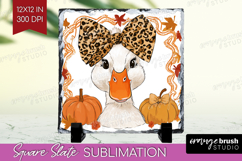Autumn Pumpkin Slate PNG - Fall Pumpkin, Square Slate Product Image 1