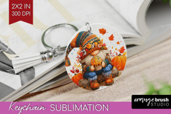 Autumn Pumpkin Keychain PNG - Fall Pumpkin, Keychain Product Image 1