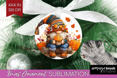 Autumn Pumpkin Ornament PNG - Fall Pumpkin, PNG Sublimation Product Image 1