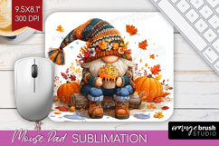 Autumn Pumpkin Mouse Pad Sublimation - Fall Pumpkin, PNG Product Image 1