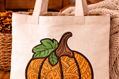 Decorative Pumpkin Embroidery Design Fall Pattern Pumpkin Product Image 4