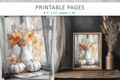 vintage autumn printables, junk journal papers Product Image 7