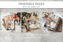 vintage autumn printables, junk journal papers Product Image 9