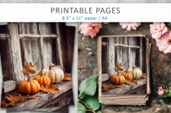 halloween printable pages, junk journal Product Image 3