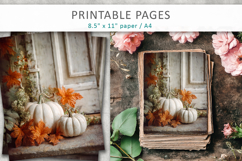 halloween printable pages, fall scrapbooking papers Product Image 3