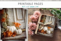 halloween printable pages, fall scrapbooking papers Product Image 4