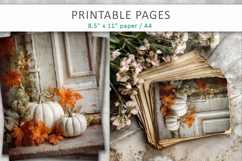halloween printable pages, fall scrapbooking papers Product Image 6