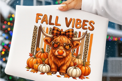 Autumn Pumpkin Plaid Bow Brushstroke Png Product Image 4