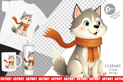 Autumn Puppy Parade Clipart Product Image 1