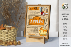 Autumn Recipe Signs Bundle Laser Cut. Kitchen Decor SVG Product Image 12