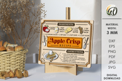 Autumn Recipe Signs Bundle Laser Cut. Kitchen Decor SVG Product Image 4