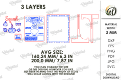 Autumn Recipe Sign Laser Cut. Kitchen Decor SVG Product Image 2
