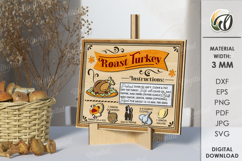 Autumn Recipe Signs Bundle Laser Cut. Kitchen Decor SVG Product Image 6