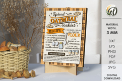 Autumn Recipe Signs Bundle Laser Cut. Kitchen Decor SVG Product Image 8
