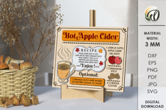 Autumn Recipe Signs Bundle Laser Cut. Kitchen Decor SVG Product Image 9