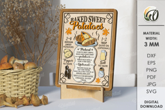 Autumn Recipe Signs Bundle Laser Cut. Kitchen Decor SVG Product Image 10