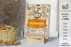 Autumn Recipe Signs Bundle Laser Cut. Kitchen Decor SVG Product Image 11