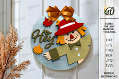 Autumn Round Signs Bundle Laser Cut. Fall wall decor SVG Product Image 9