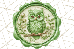Fall Thanksgiving Wax Seal Clipart PNG Mini World Product Image 3