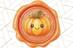 Fall Thanksgiving Wax Seal Clipart PNG Mini World Product Image 5