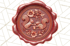 Fall Thanksgiving Wax Seal Clipart PNG Mini World Product Image 2