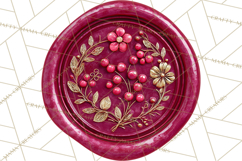 Fall Thanksgiving Wax Seal Clipart PNG Mini World Product Image 5