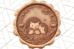 Fall Thanksgiving Wax Seal Clipart PNG Mini World Product Image 2