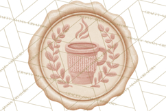 Fall Thanksgiving Wax Seal Clipart PNG Mini World Product Image 2